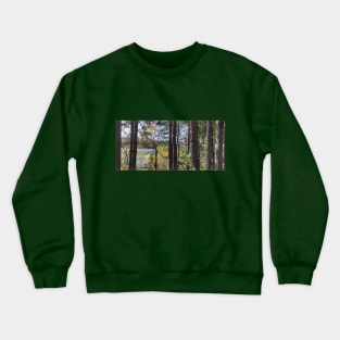 Trees in yellowgreen Crewneck Sweatshirt